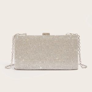 Rhinestone Strap Purse